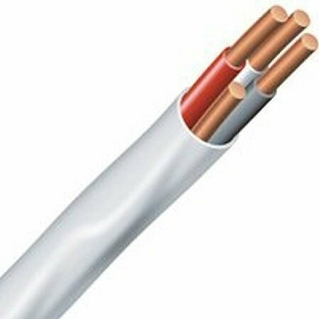 SOUTHWIRE Romex Building Wire, 14 AWG Wire, 3 -Conductor, 10 m L, Copper Conductor, PVC Insulation, Nylon Sheath 47179710